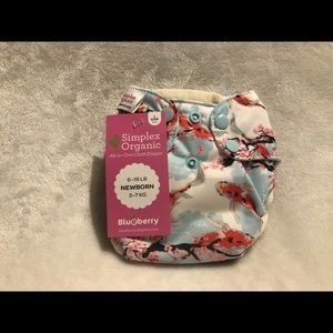 COPY - Blueberry Newborn Organic Simplex AIO Diap…